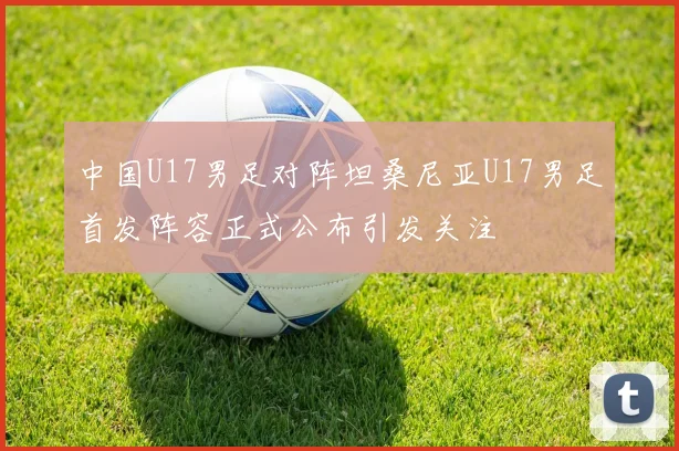 中国U17男足对阵坦桑尼亚U17男足首发阵容正式公布引发关注